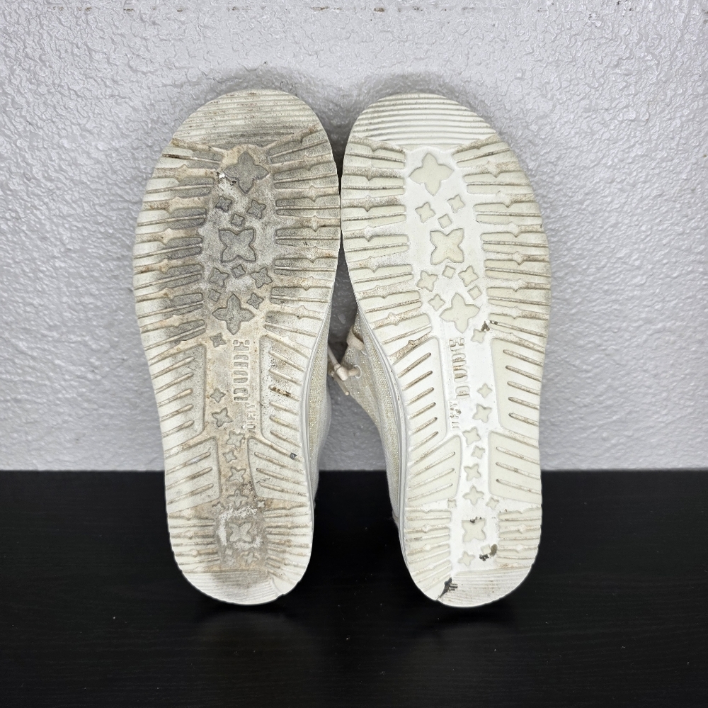 Hey Dude Wendy Sparkling Gold Women's Canvas Lightweight Shoes Loafers Size 8 - Picture 14 of 14